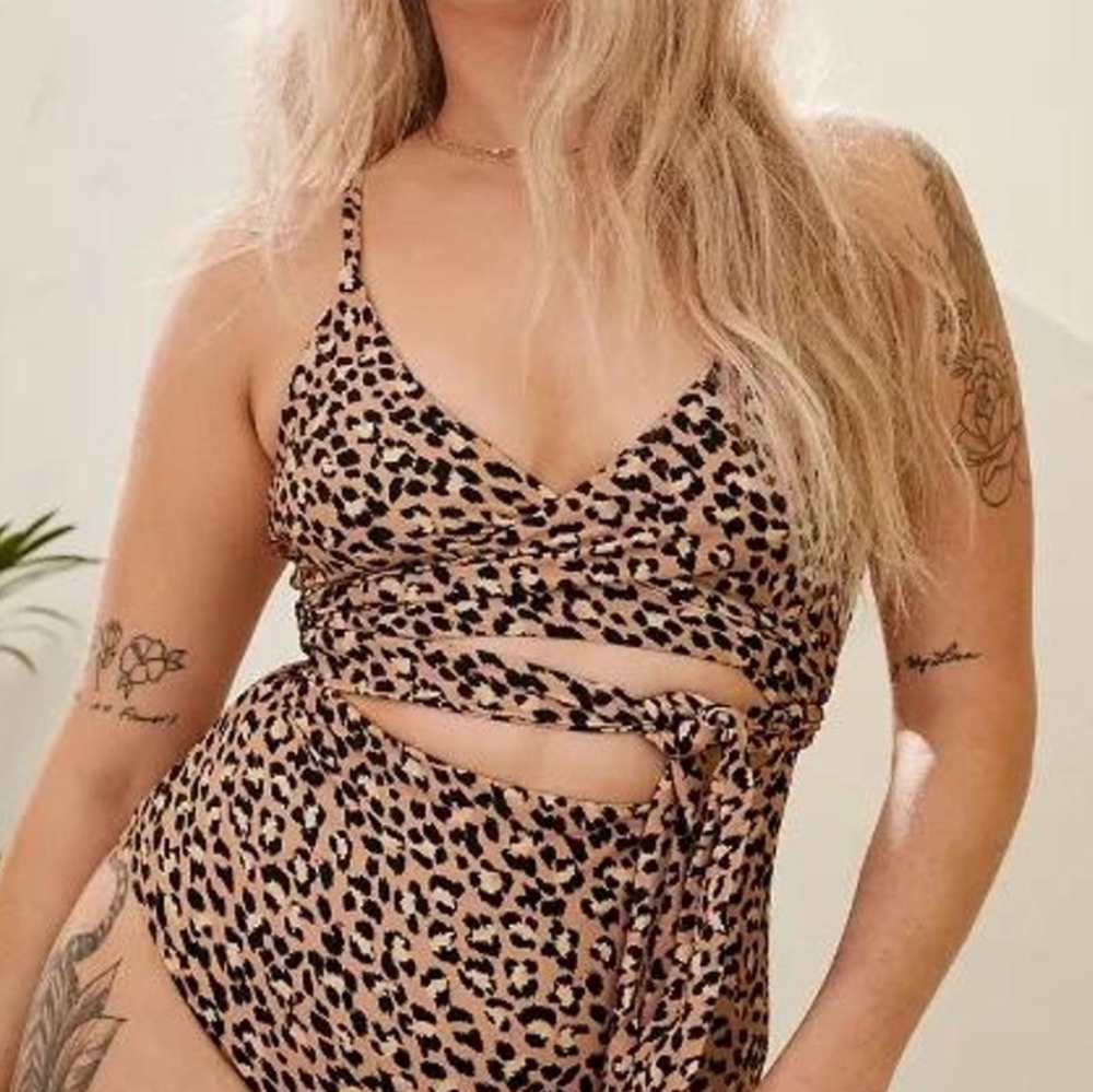 Aerie Leopard Print Bikini